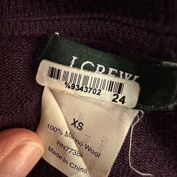 J Crew Outlet 100% Merino Wool Sweater Size XS - Picture 5 of 7